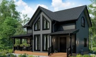 Проекты каркасных домов с террасой от 3560 рублей | Строй-Кзр